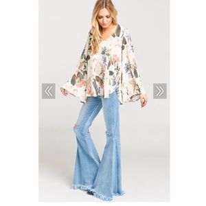 NWT HIPPIE DIPPIE TOP ~ ENCHANTED FLORIST